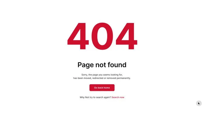 404 page